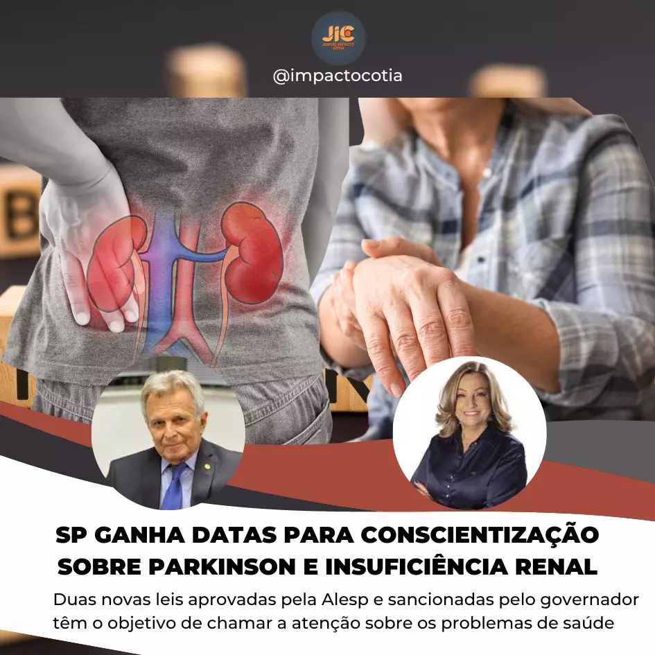 SP ganha datas para conscientização sobre Parkinson e insuficiência renal