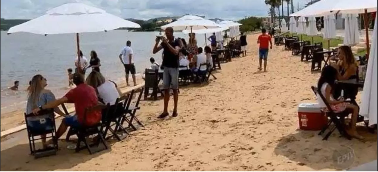 Quem disse que Minas não tem praia?