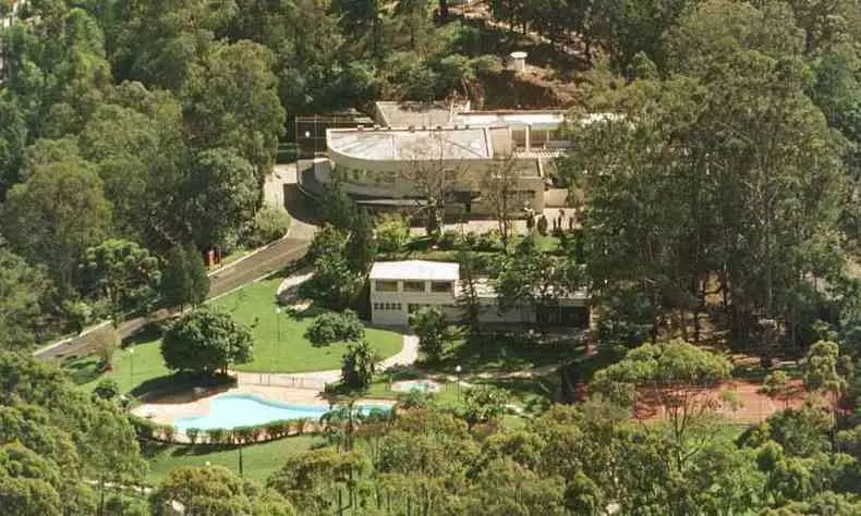 Vista geral do Palácio das Mangabeiras, ideia do visionário presidente JK