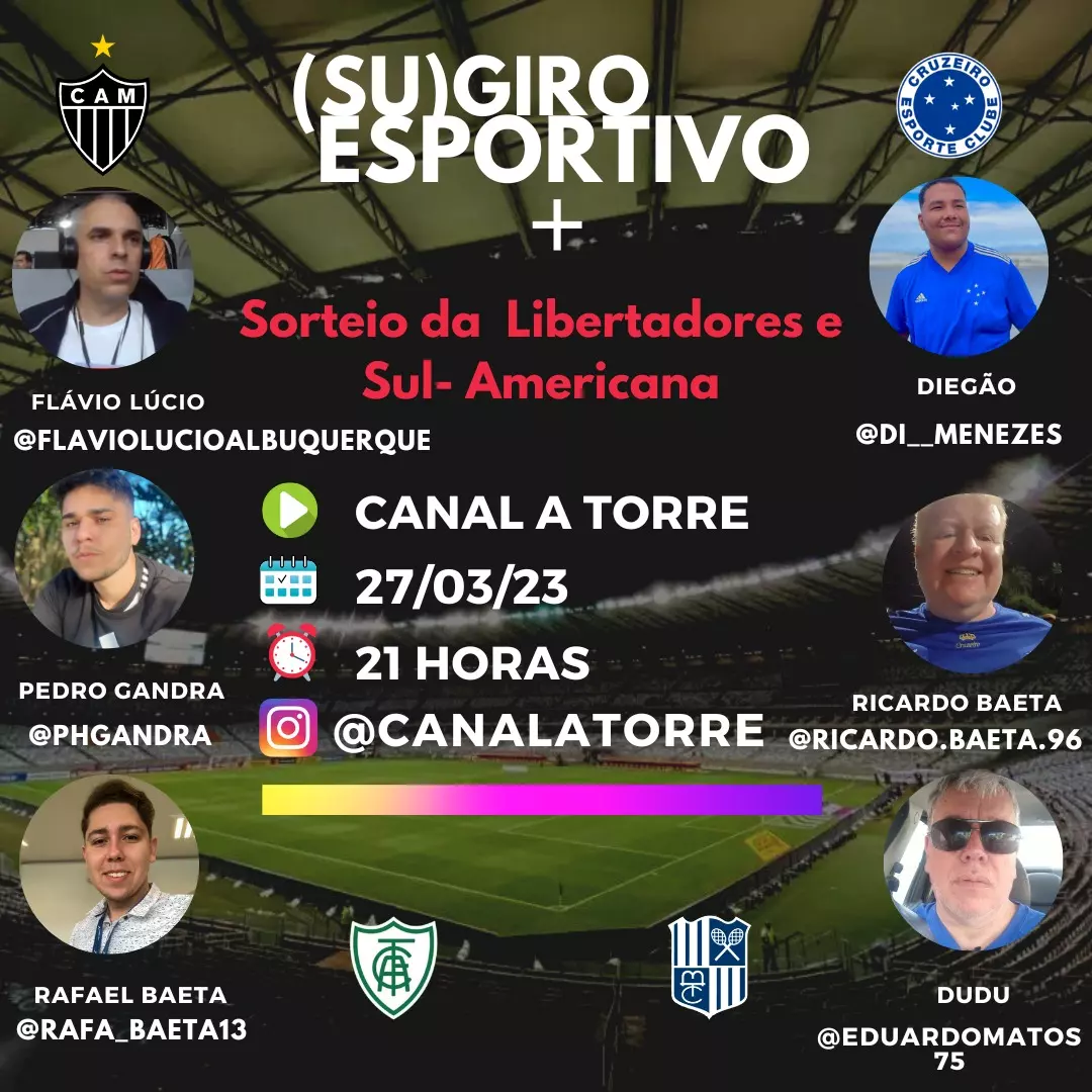 (SU)GIRO ESPORTIVO.  Se inscreva e assista o Programa Esportivo mais descontraído da internet