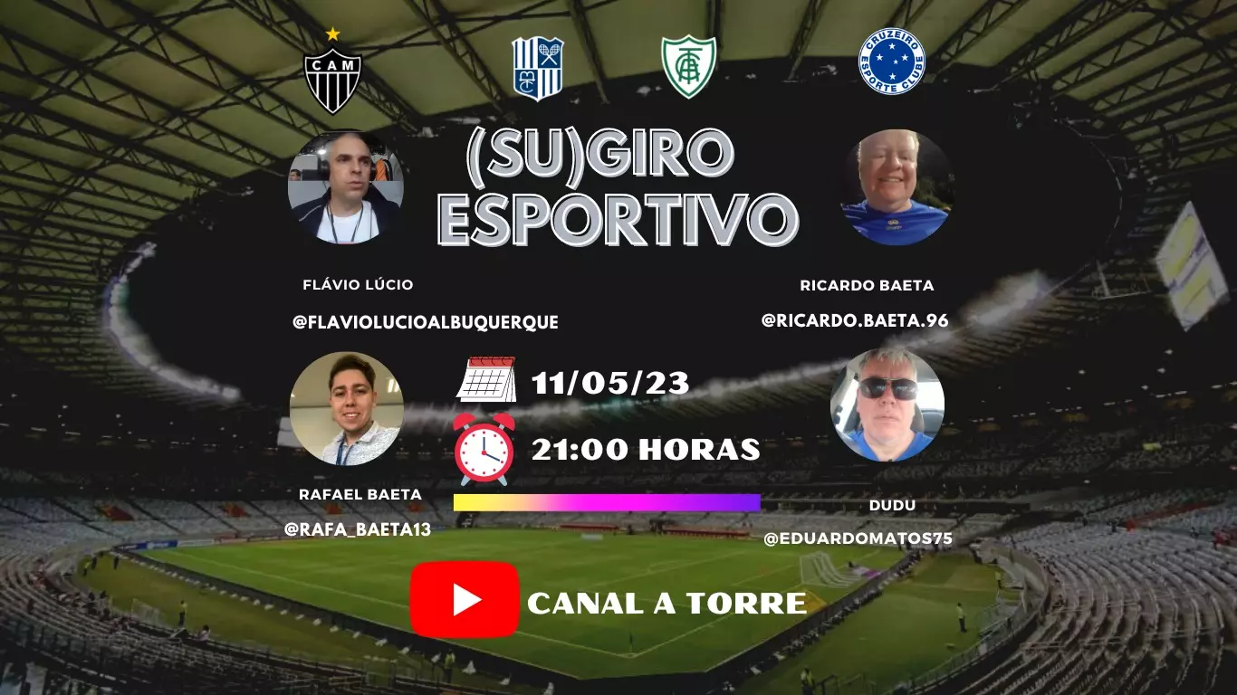 (SU)GIRO ESPORTIVO, Equipe de comentaristas discute o futebol e o tênis no Youtube