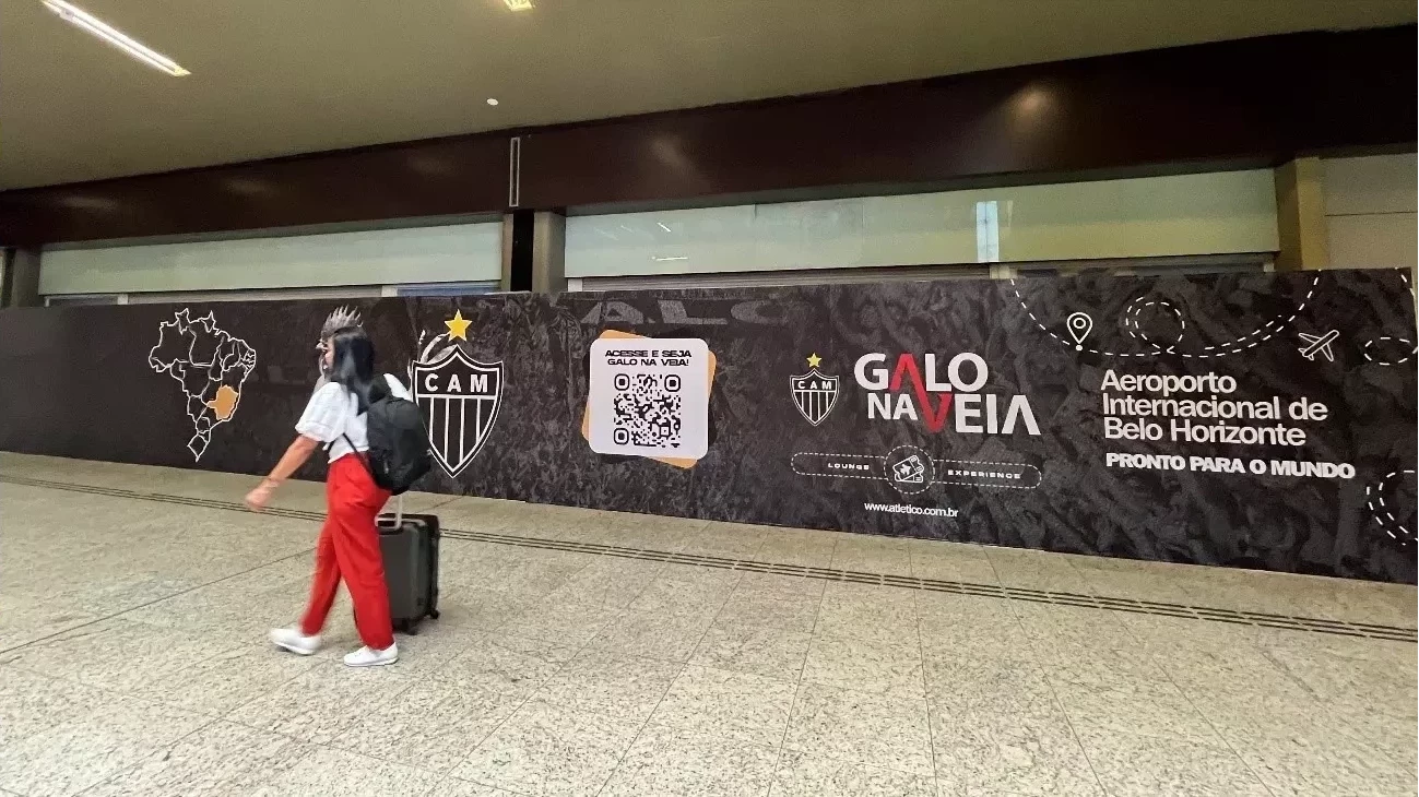 Aeroporto Internacional de Belo Horizonte ganhará “Lounge do Galo na Veia”