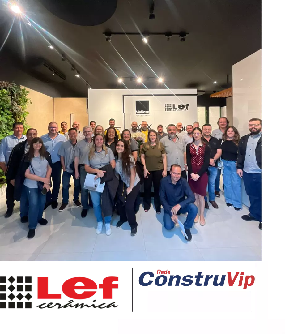 Construvip visita showroom da LEF