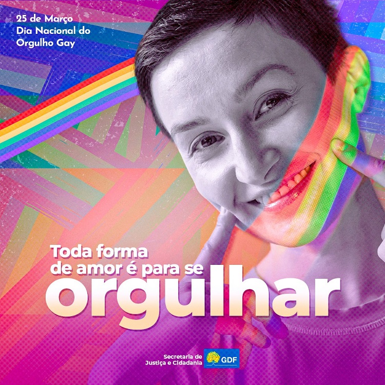 Campanha da Secretaria de Justiça e Cidadania combate a LGBTfobia