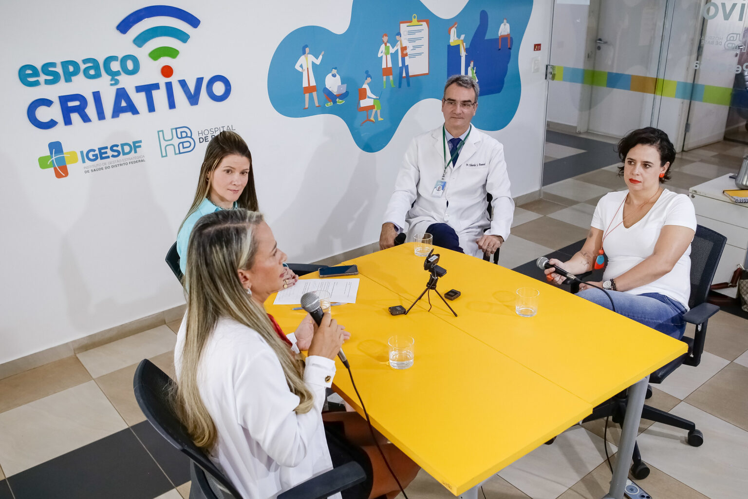 Talk Show com especialistas de Nefrologia, Urologia e Mastologia do HBDF