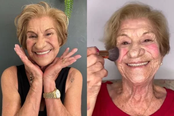 Idosa de 80 anos viraliza com dicas de beleza nas redes sociais