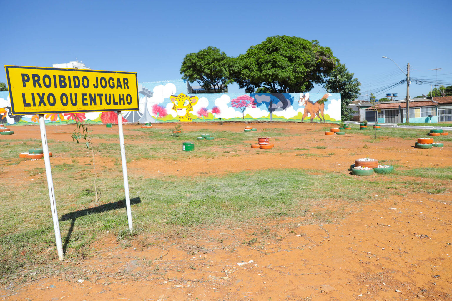 Antigo lixão em Samambaia agora está de cara nova