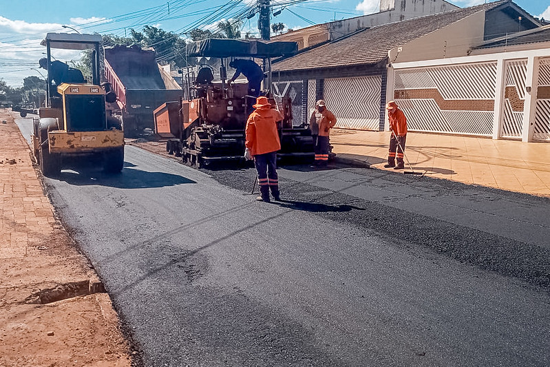 Finalizada recuperação asfáltica em quadras no Sol Nascente