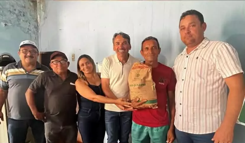 O programa “Hora de Plantar” beneficia agricultores do município de Granjeiro