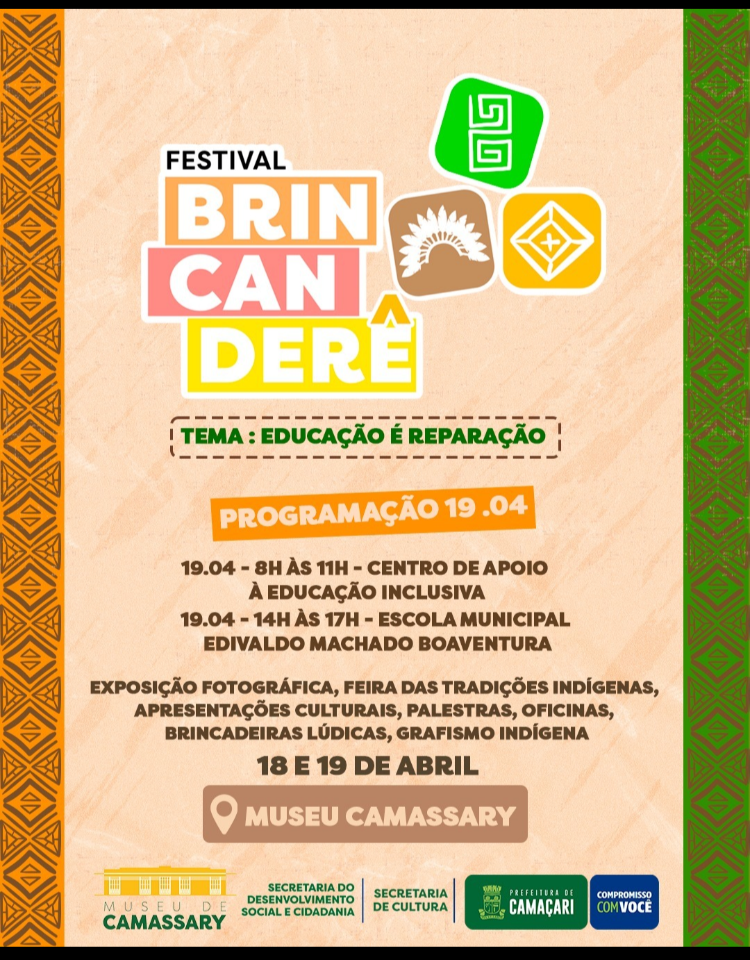 Museu de Camassary recebe projeto Brincaderê